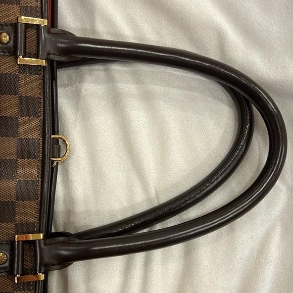 Authentic Louis Vuitton Ebene Manosque GM Damier Tote Bag - Picture 9 of 16